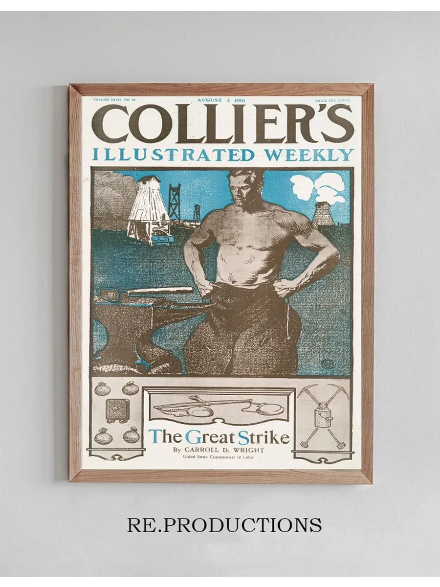 Collier's Illustrated Weekly, The Great Strike By Carrol D. Wright