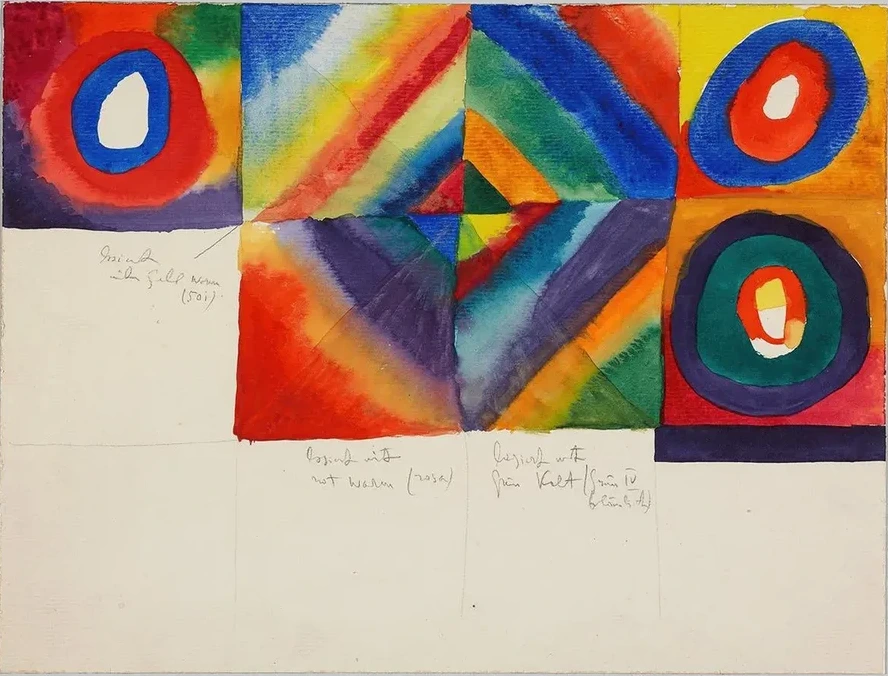 Color Studies with Information on Painting Technique