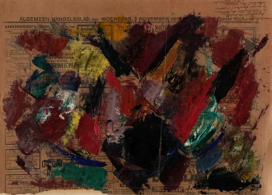 Colours used in Nude in a Cane Chair