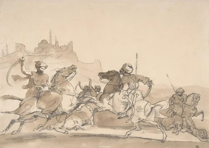 Combat of Oriental Horsemen