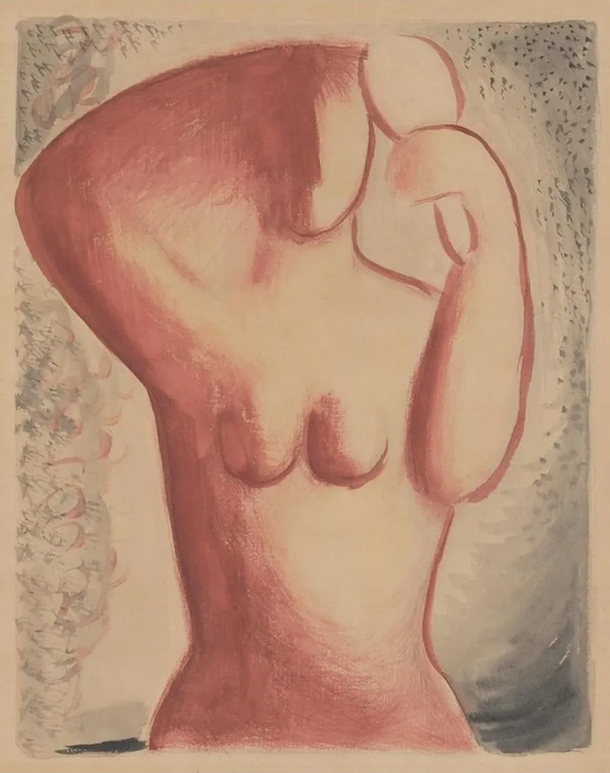 Combing (Woman with a Mirror)