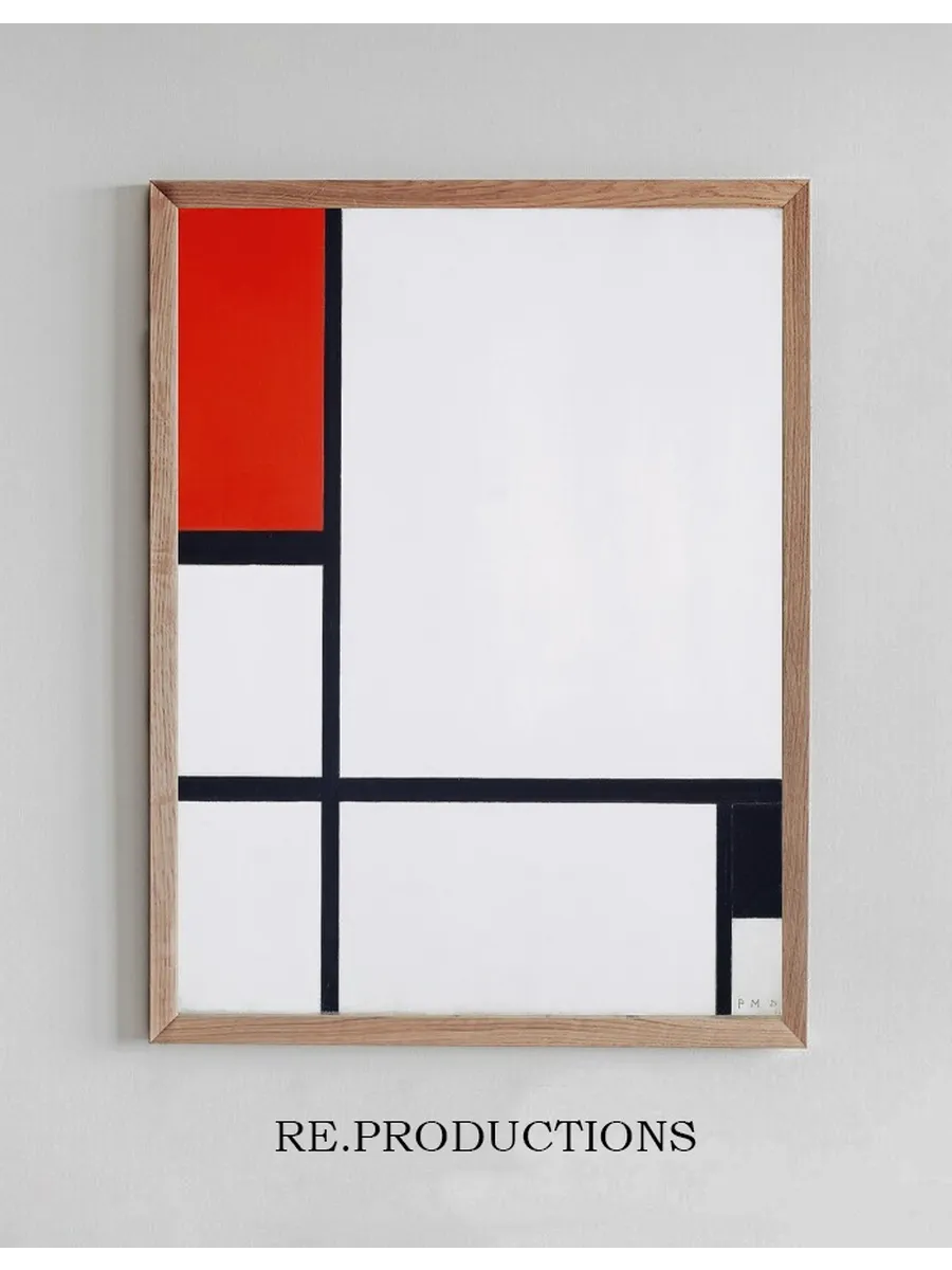 Composition No. I, with Red and Black