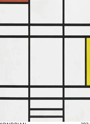 Composition in White, Red, and Yellow 1936