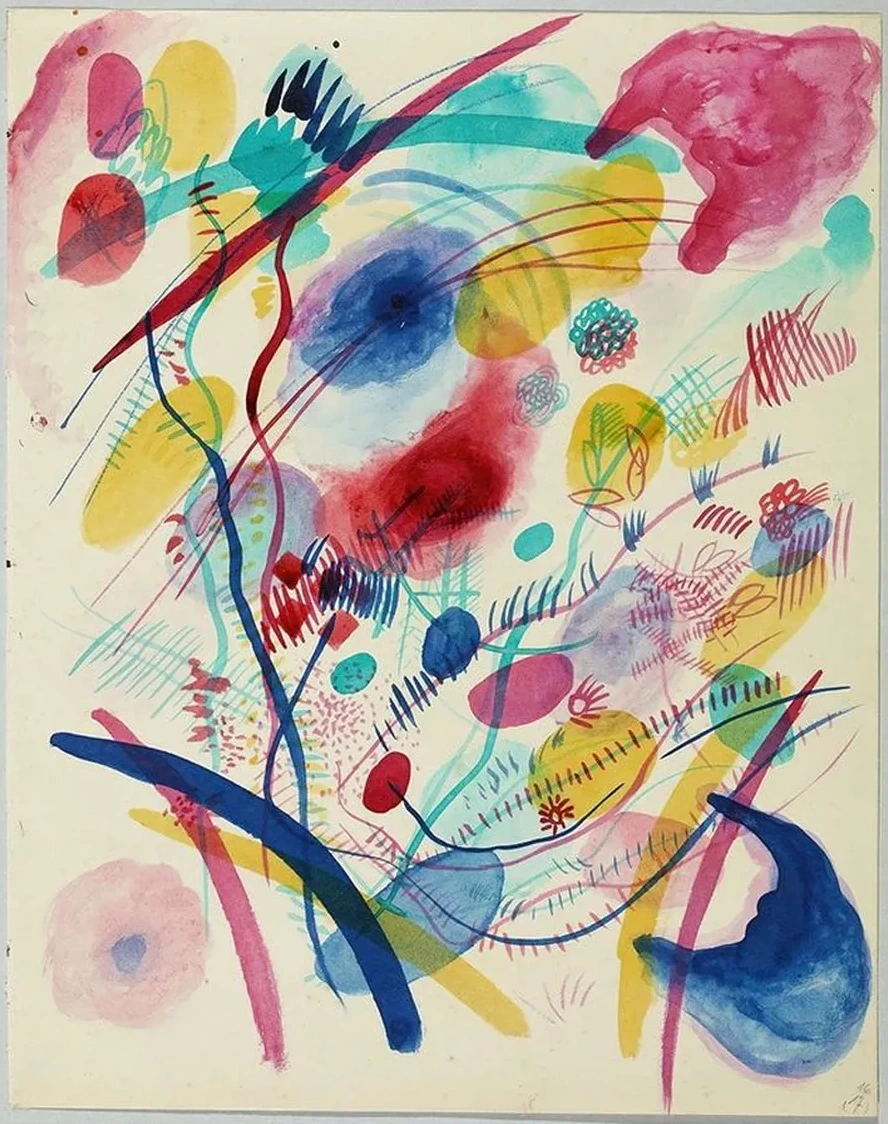 Composition in Red, Blue, Green and Yellow