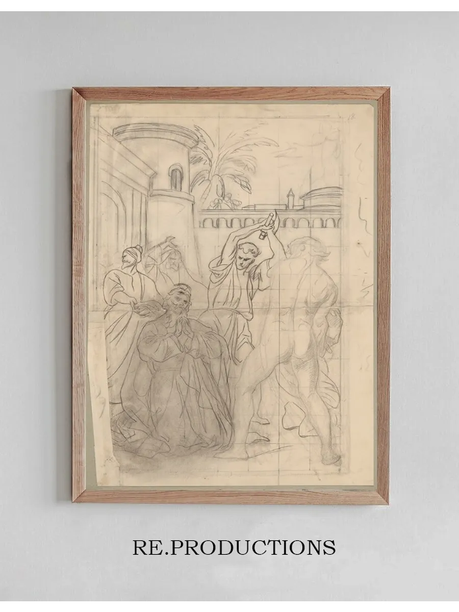 Composition Sketch to the Painting Martyrdom of St Matthias