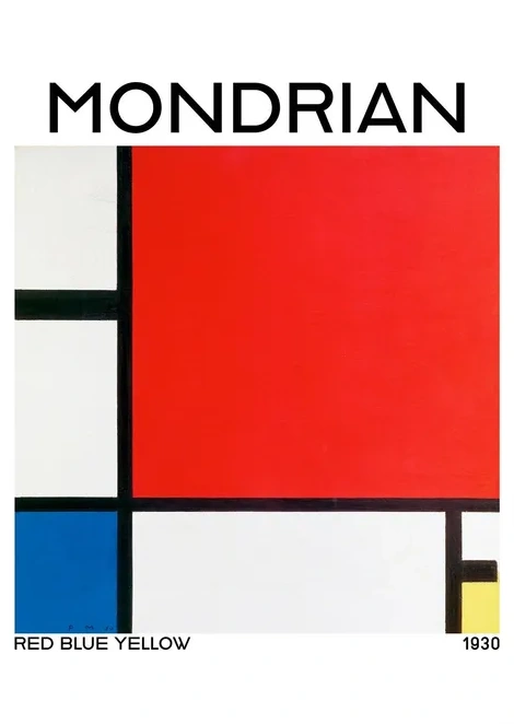 Composition with Red, Blue and Yellow 1930