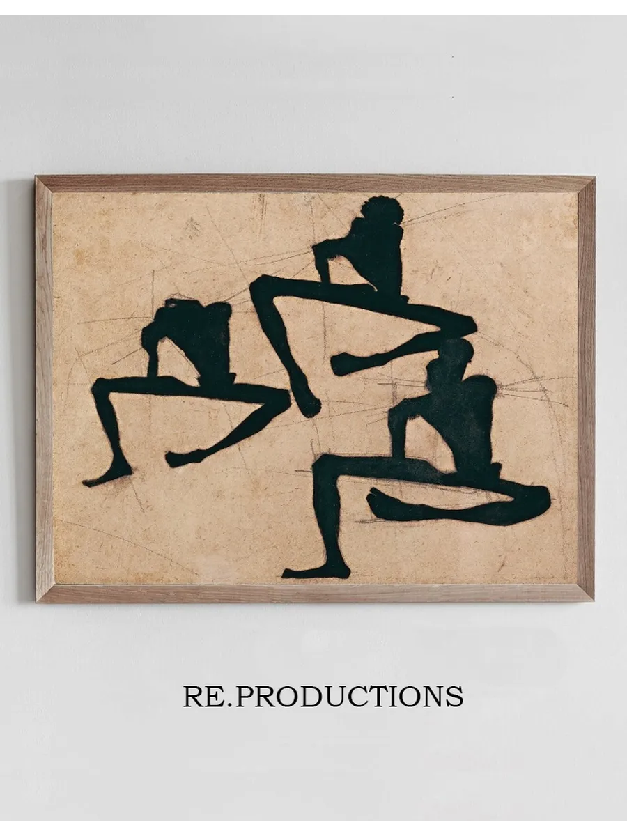 Composition with Three Male Nudes