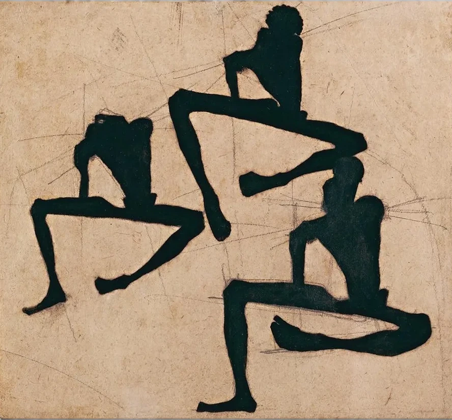 Composition with Three Male Nudes