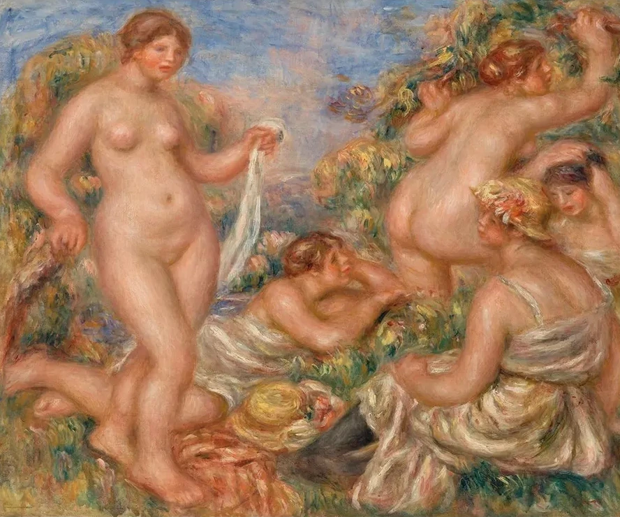 Composition, Five Bathers (composition, Cinq Baigneuses)