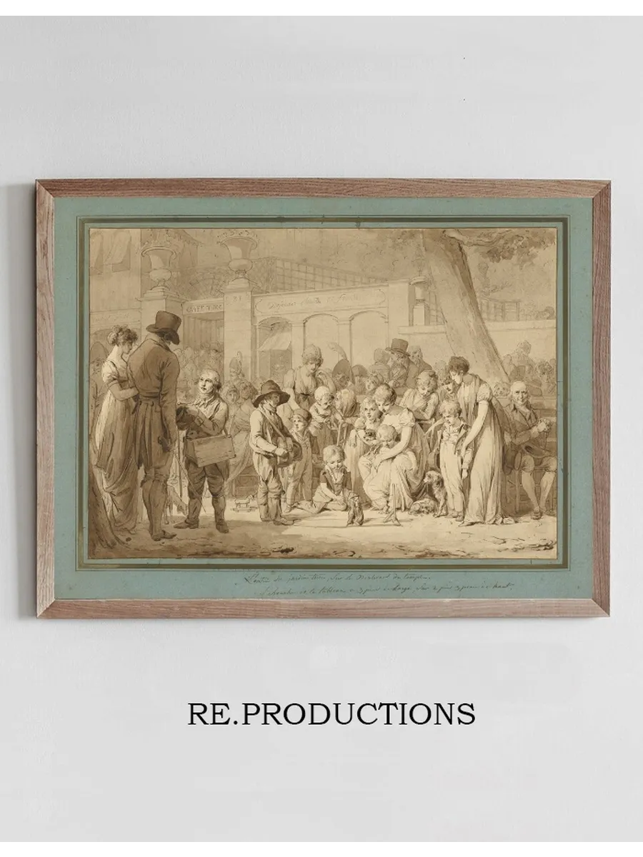 Compositional Drawing for Entrance to the Jardin Turc
