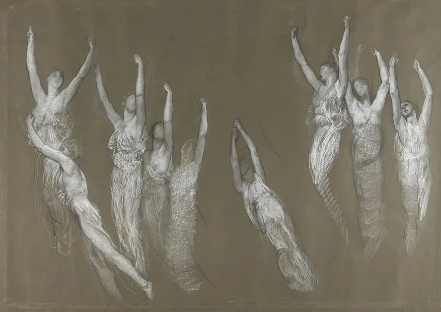 Compositional Study for the Spirit of Light, Lunette