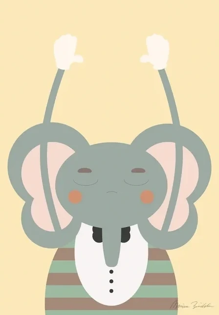 Concert in the Jungle Grey Elephant