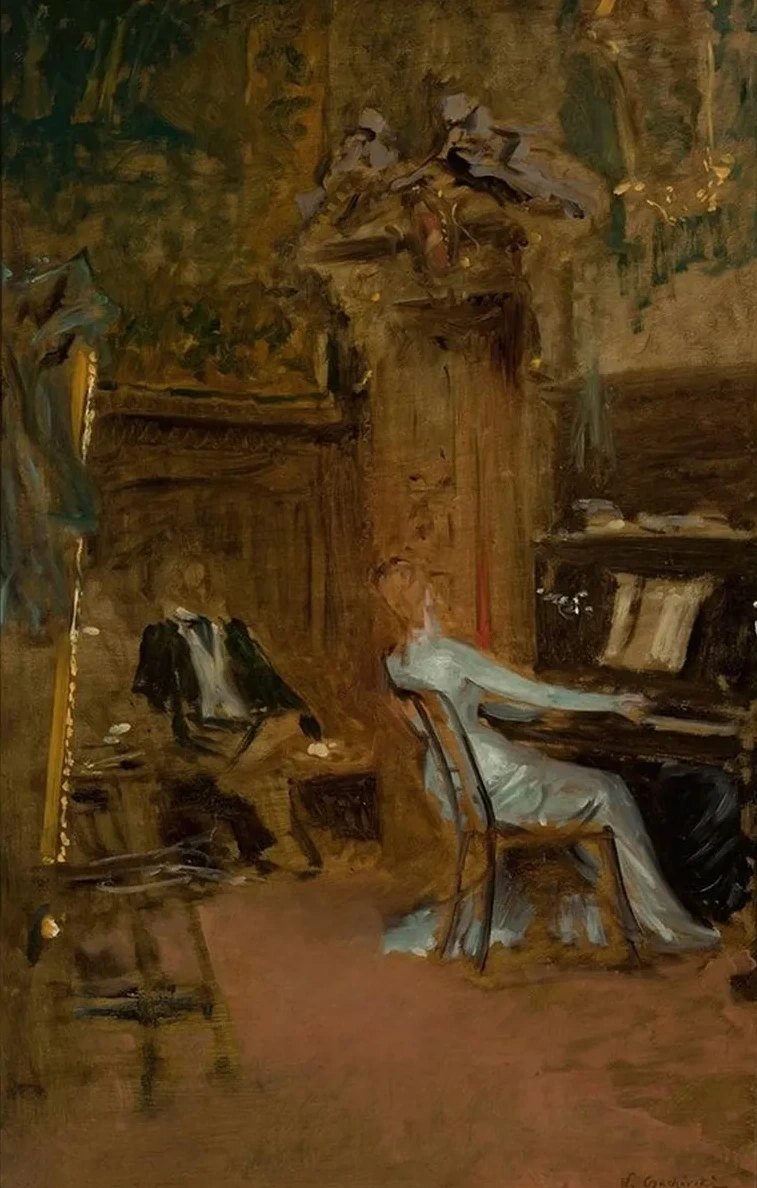 Concert in the Living - Room, Sketch