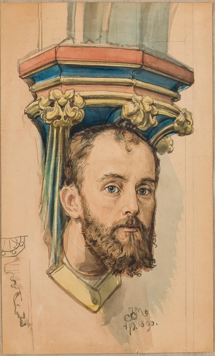 Console in the Shape of a Male Head (portrait of T. Stryje Ski)