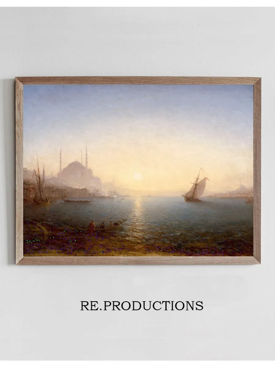 Constantinople, Sainte - Sophie Au Soleil Levant