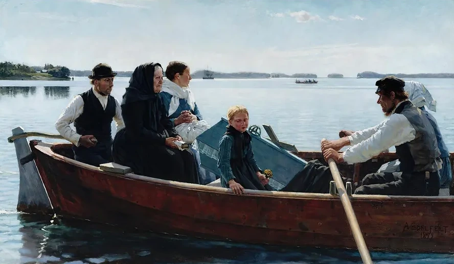 Conveying The Child's Coffin (A Child's Funeral)