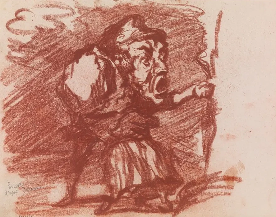 Copy after Honor Daumier