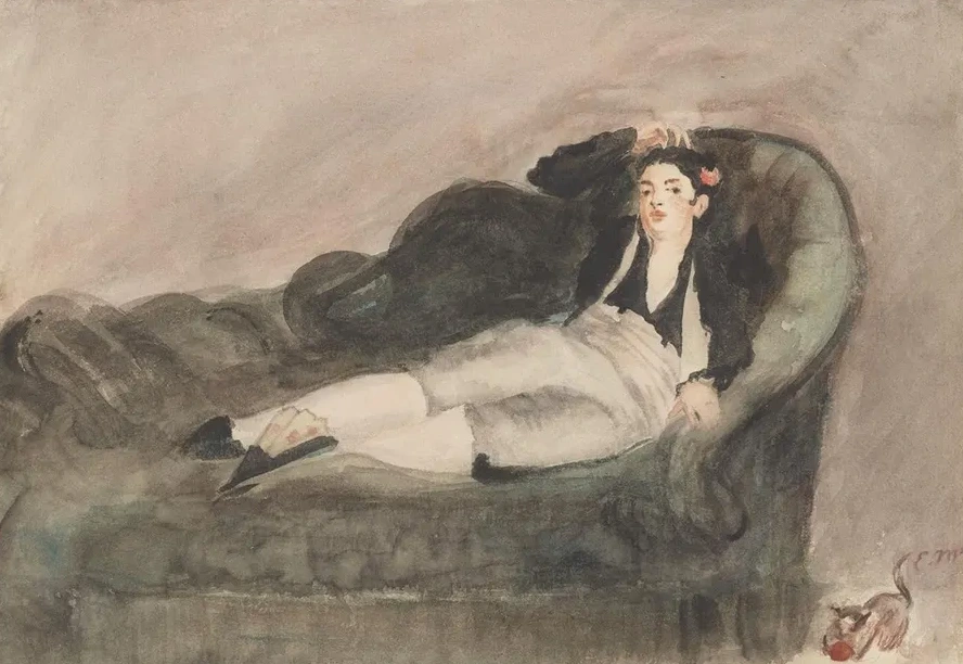 Copy of Reclining Young Woman in SpanishCostume