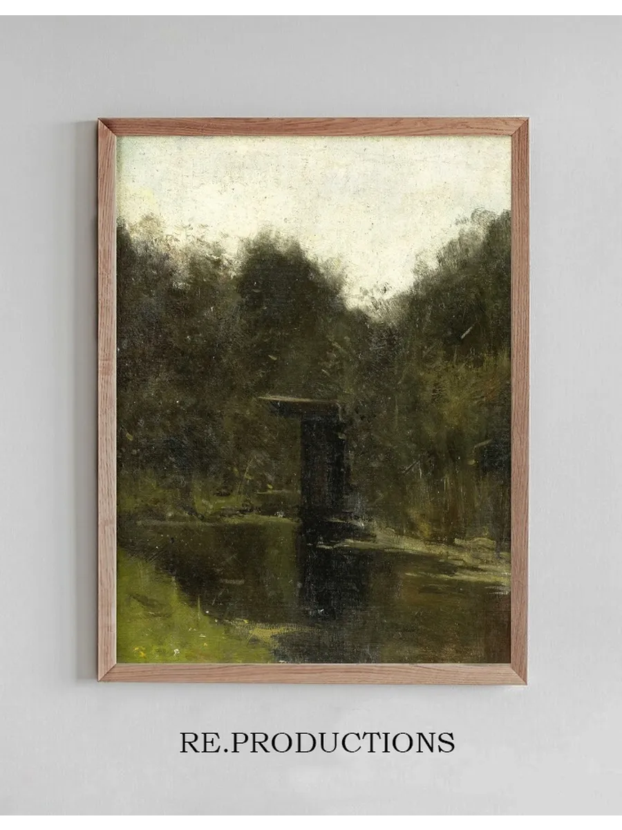 Corner of a Pond Near Breukelen