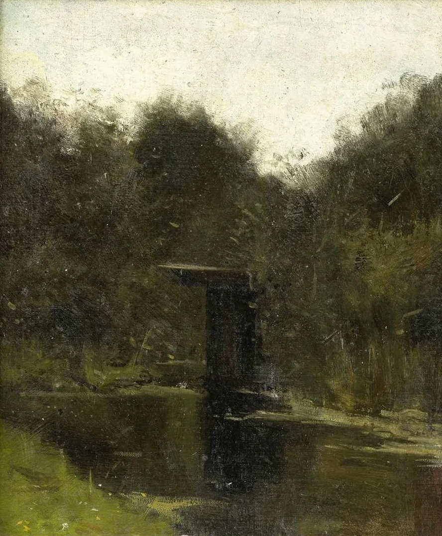 Corner of a Pond Near Breukelen