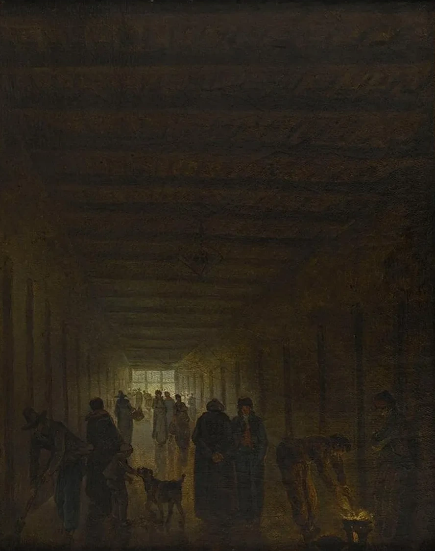 Corridor de la Prison Saint - Lazare