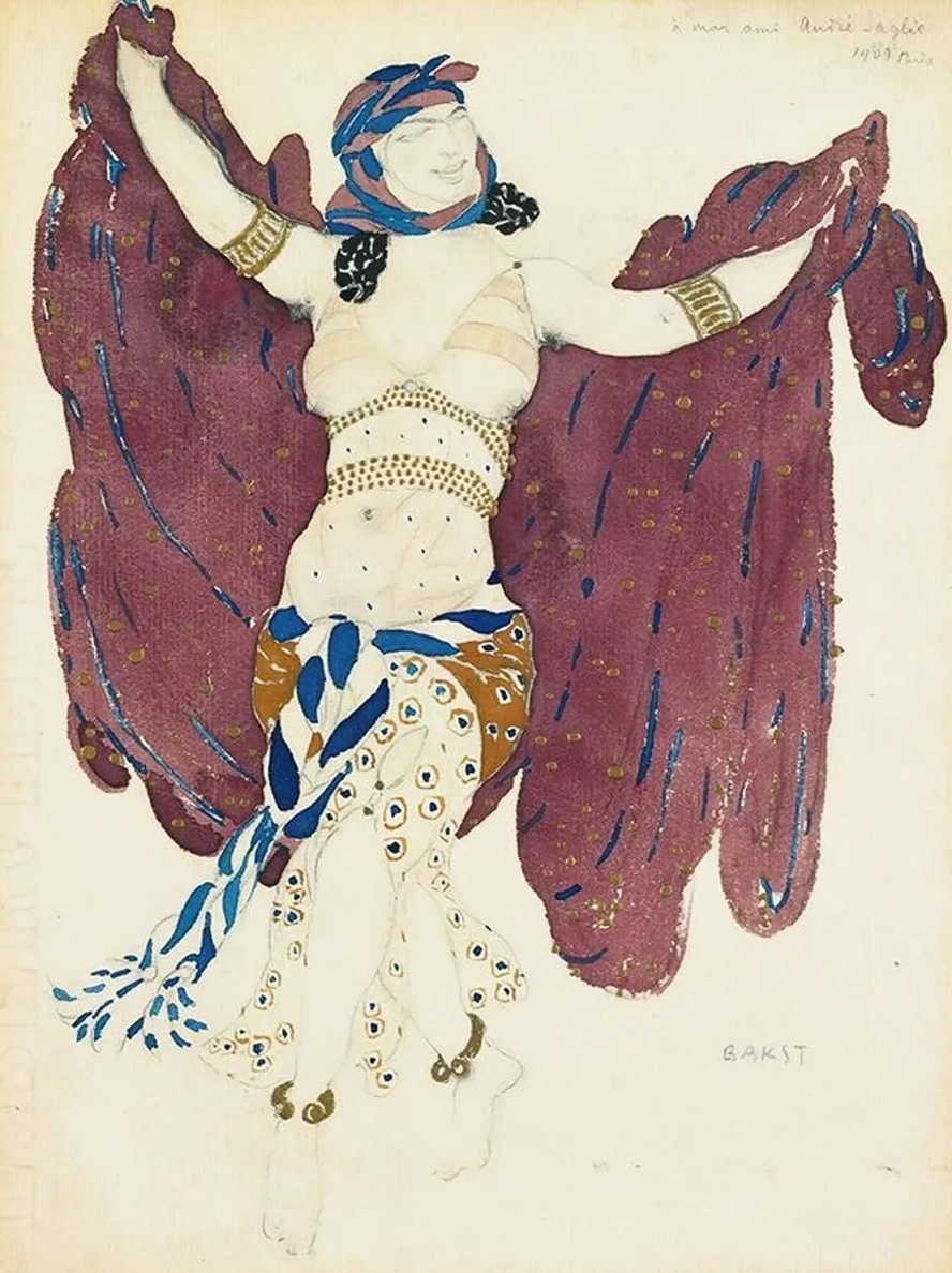 Costume Design For A Syrian Dancer InCleopatra