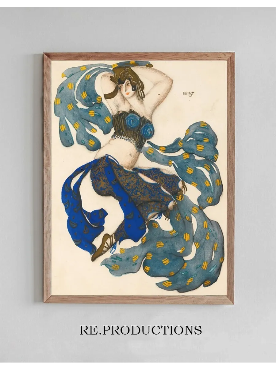 Costume Design For An Odalisque In Sheherezade