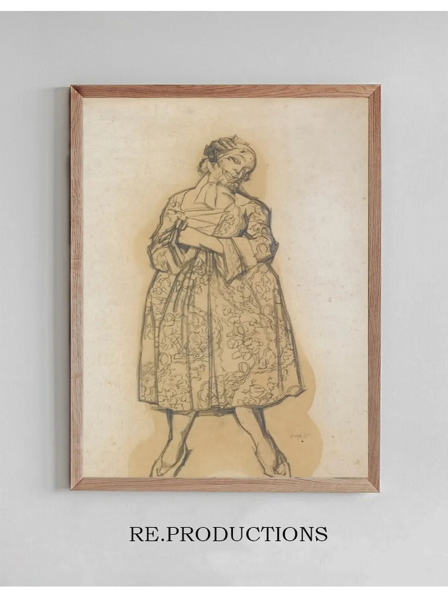 Costume Design For Doroth e From Les Femmes De Bonne Humeur