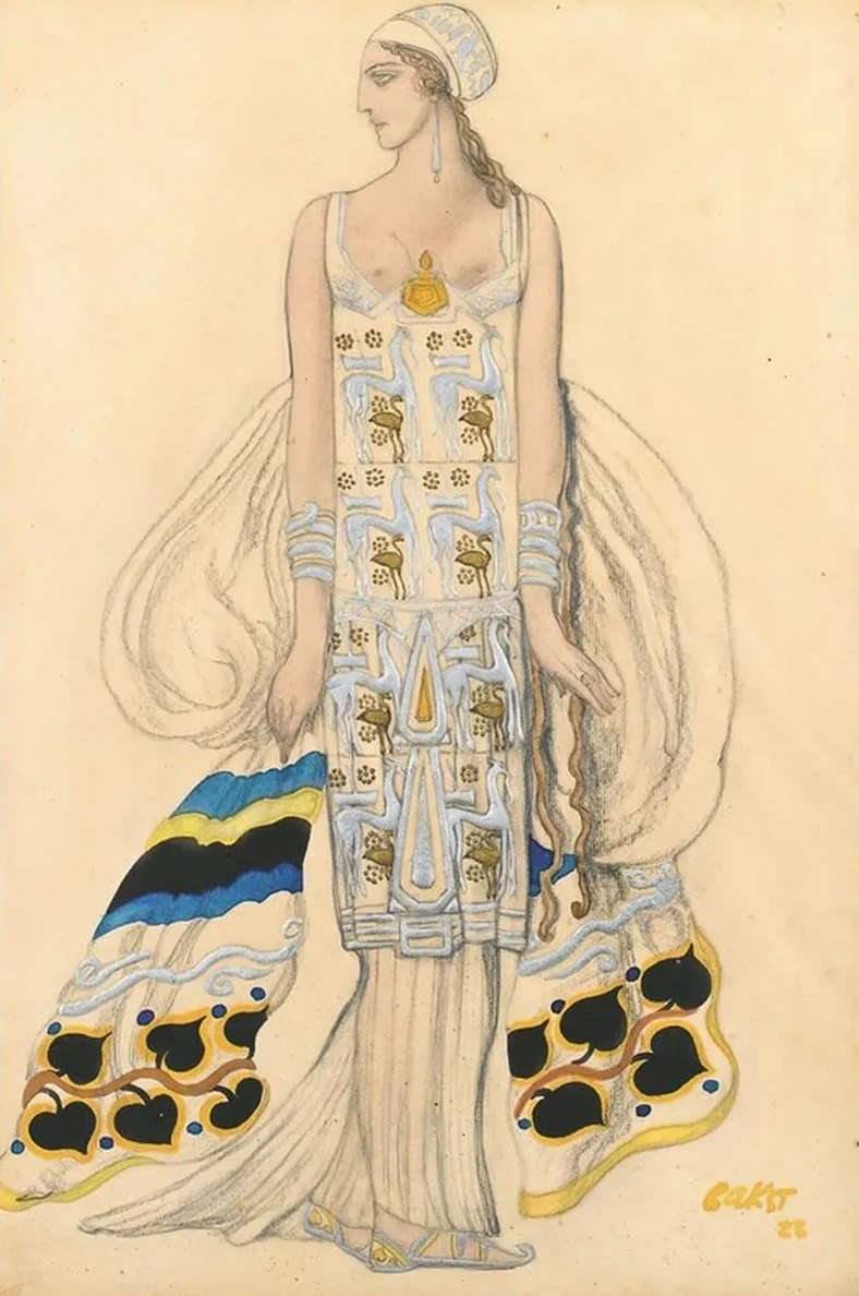 Costume Design For Ida Rubinstein In Ph dre