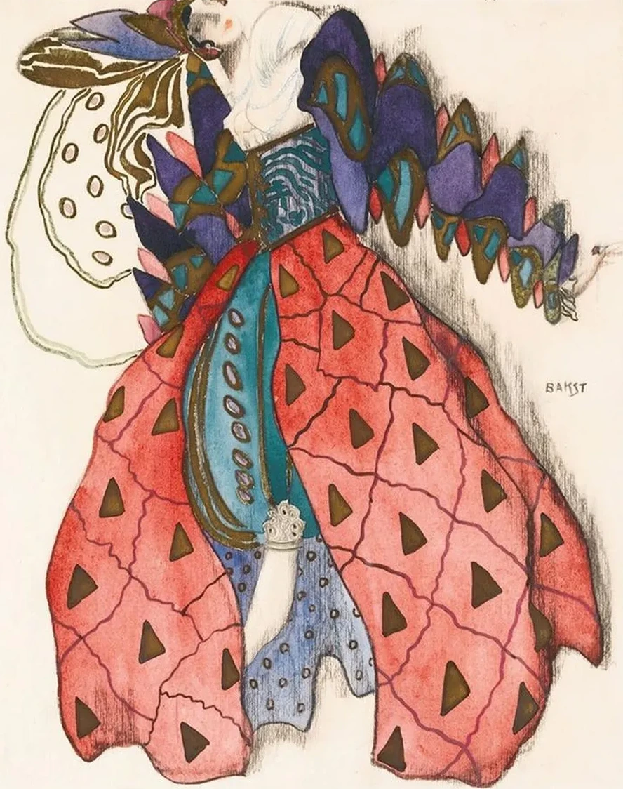 Costume Design For Potiphar's Wife In The Legend Of Joseph