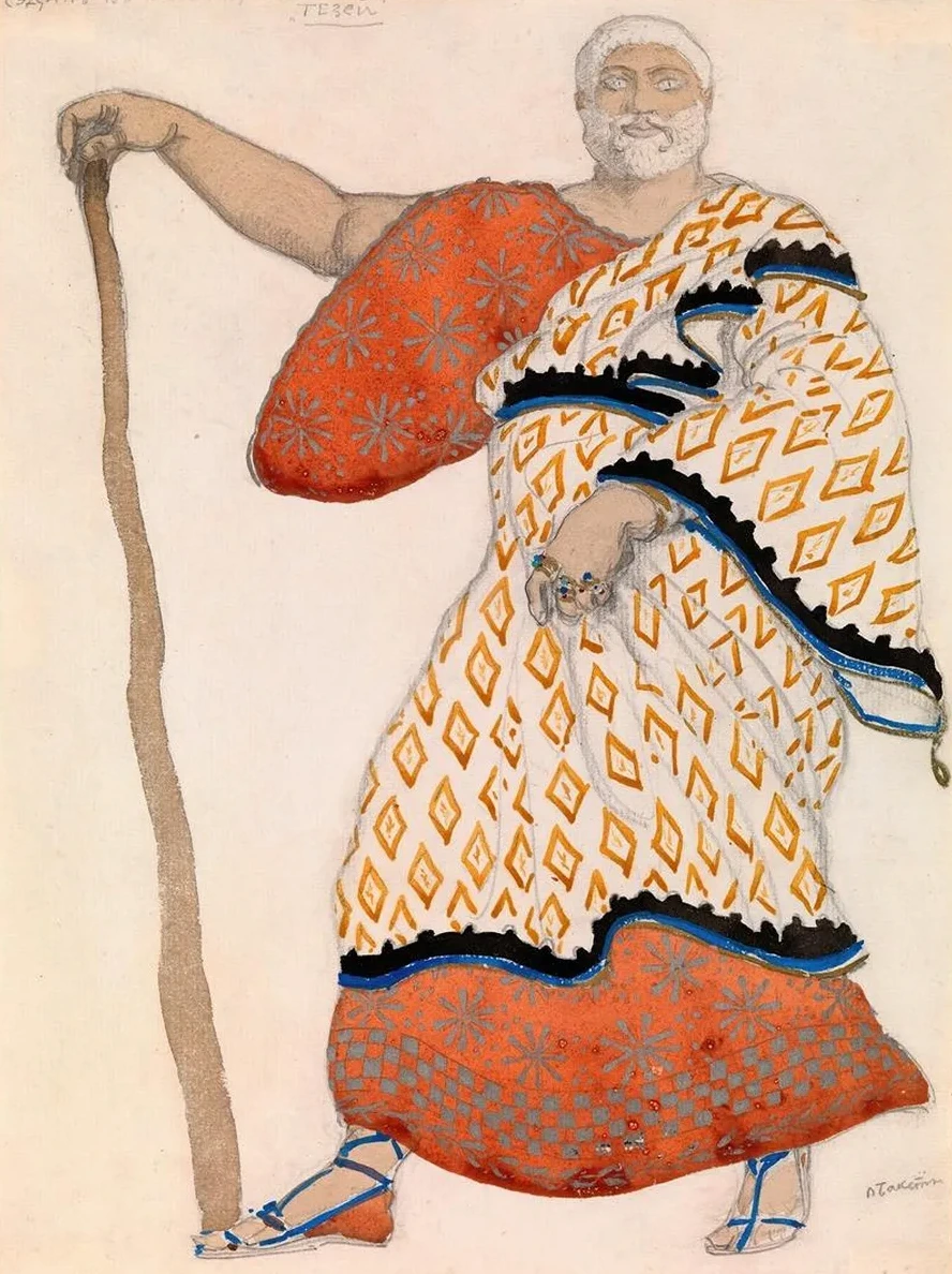 Costume Design for Theseus in Oedipus at Colonus