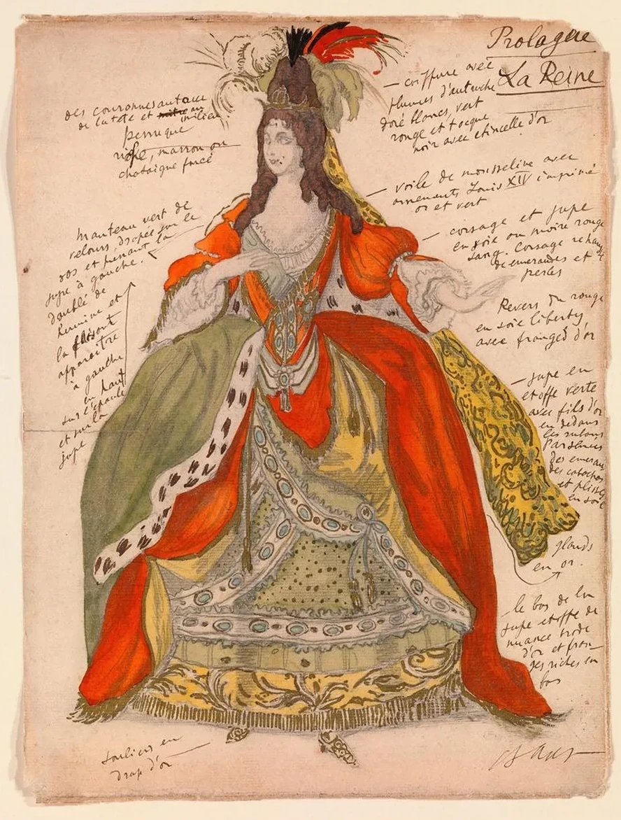 Costume Design for the Queen from Sleeping Beauty