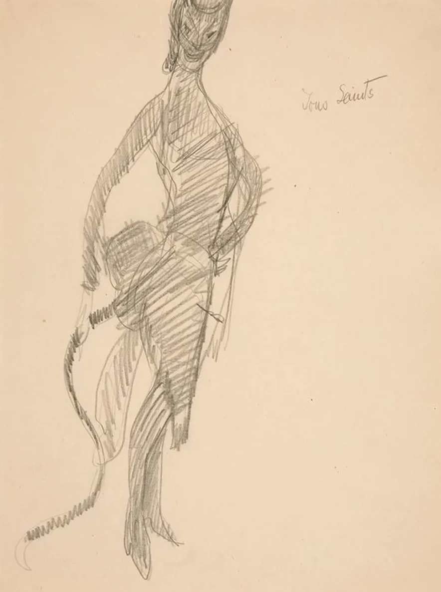 Costume Drawing Devil AsLady