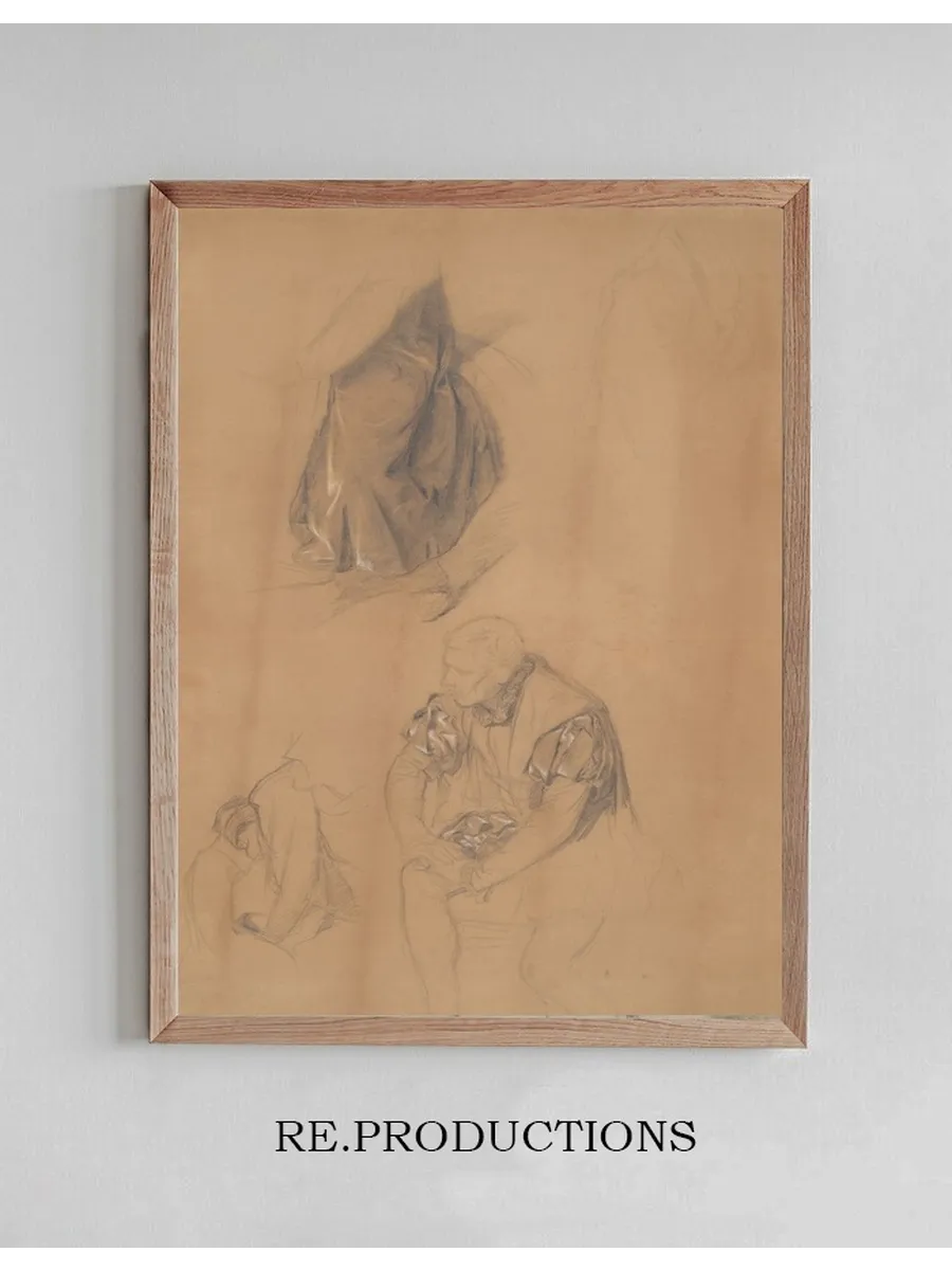 Costume Studies for the Figure of Sigismund II Augustus in the Painting Death of Barbara Radziwi