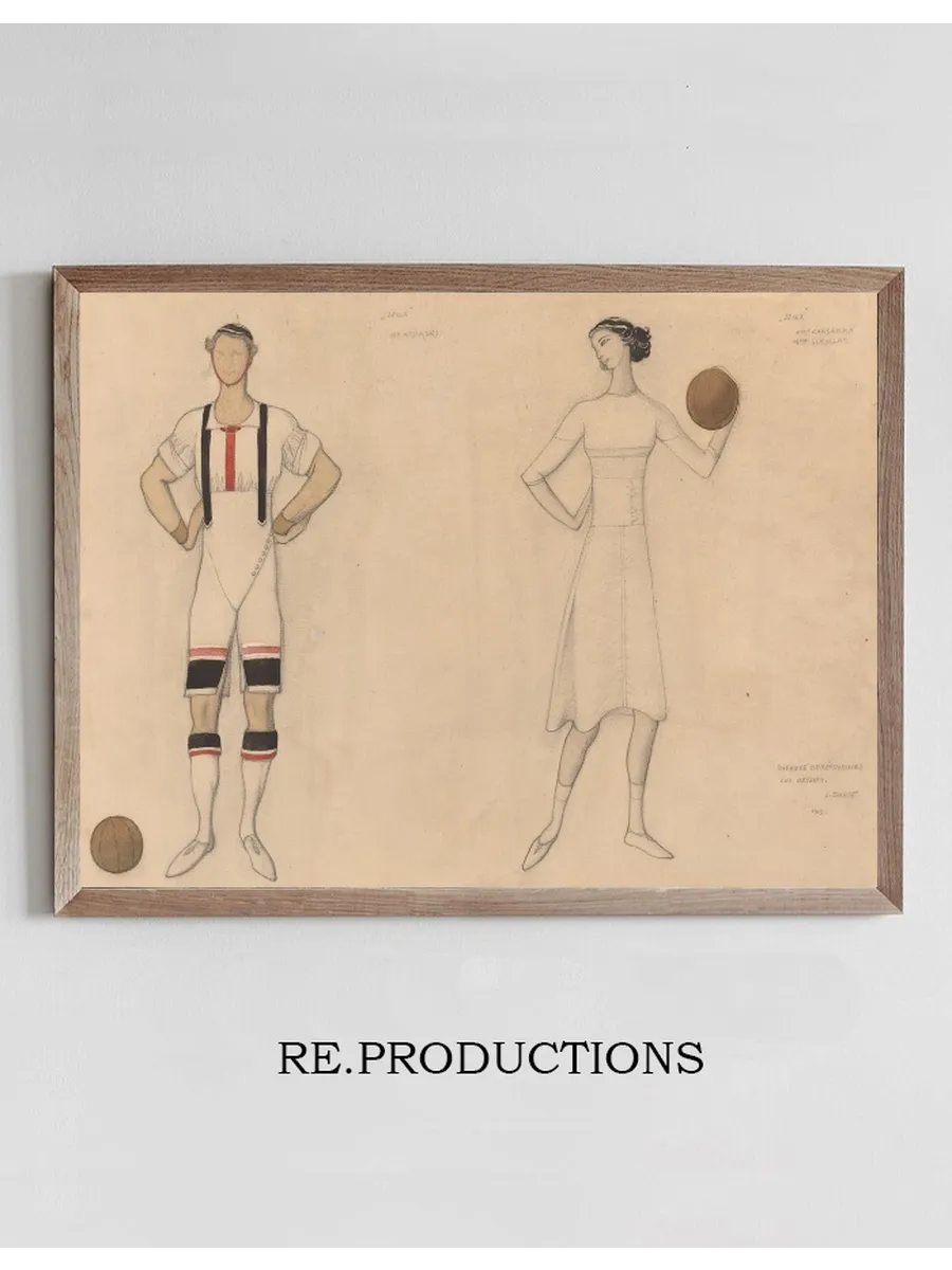 Costume Study for Jeux
