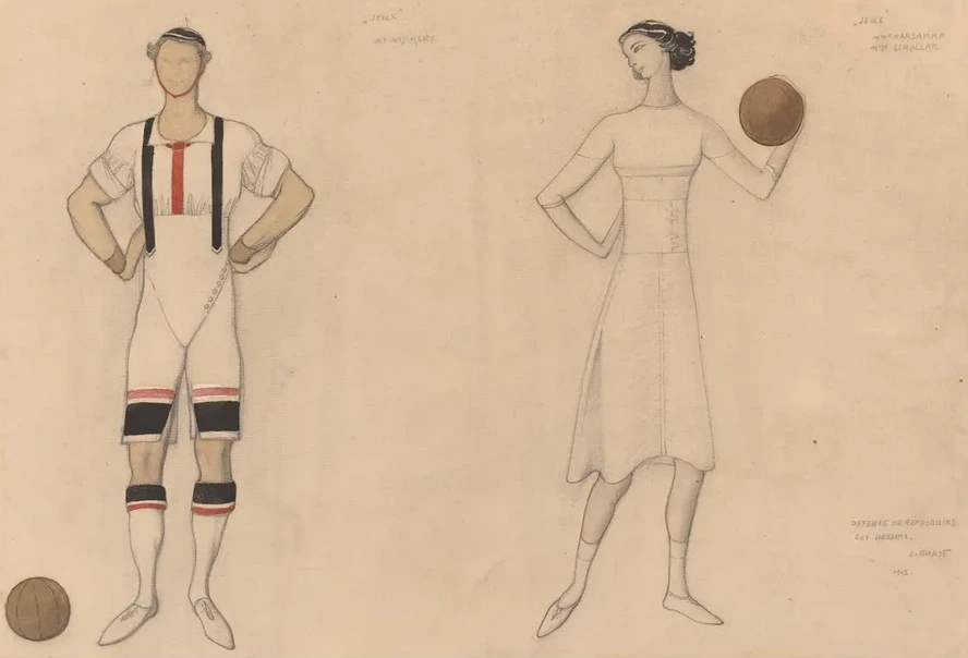 Costume Study for Jeux