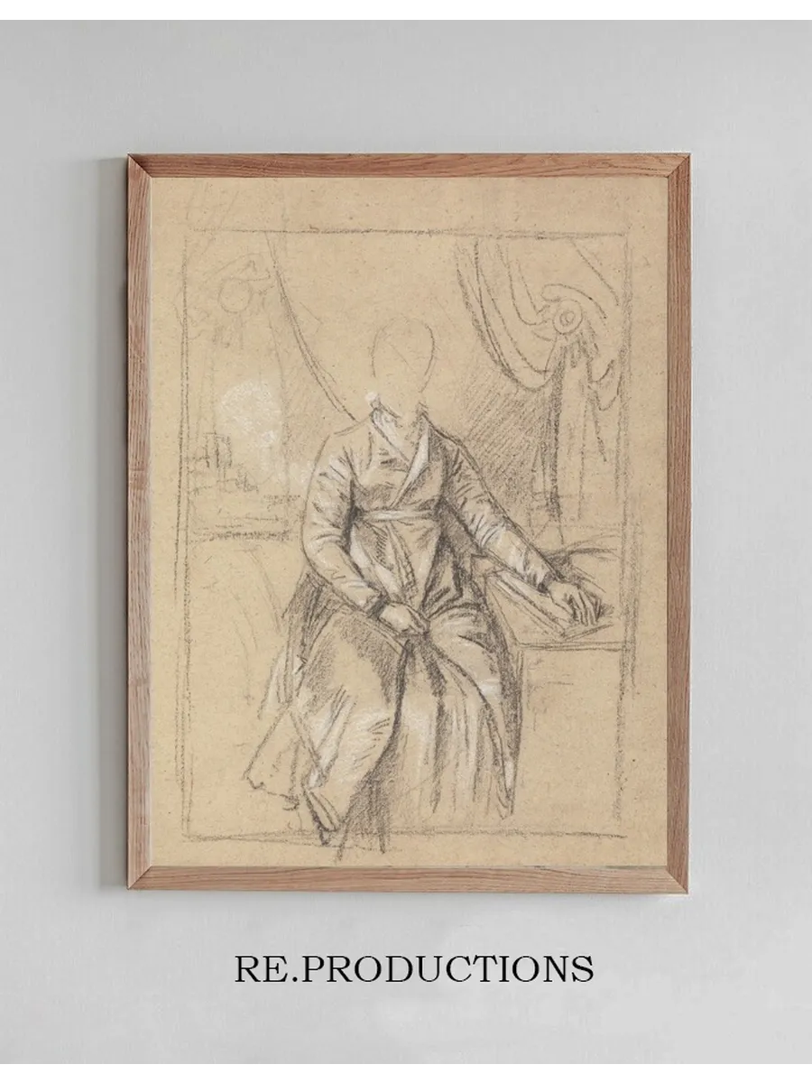 Costume Study for the Portrait of a Lady