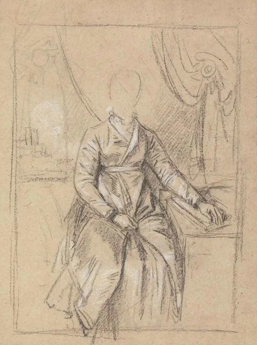 Costume Study for the Portrait of a Lady
