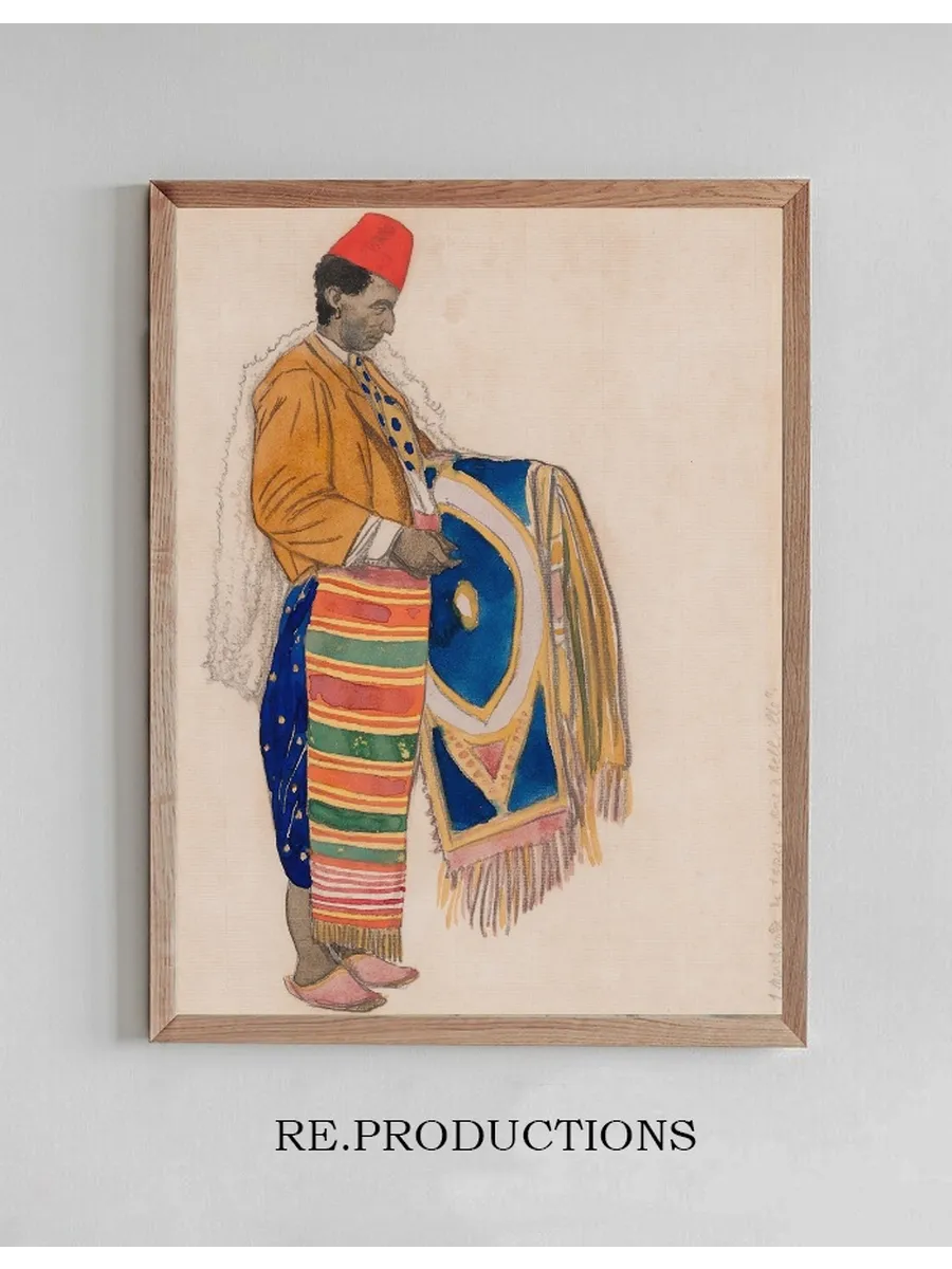 Costume Design for Aladin Ou la Lampe Merveilleuse le Marchand de Tapis
