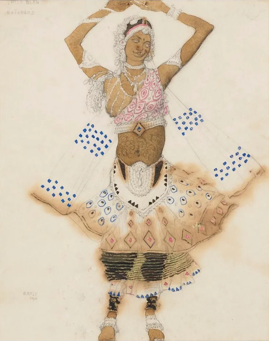 Costume design for Le Dieu Bleu Bayad re