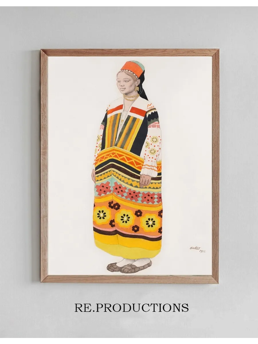Costume Design for a Young Peasant Girl