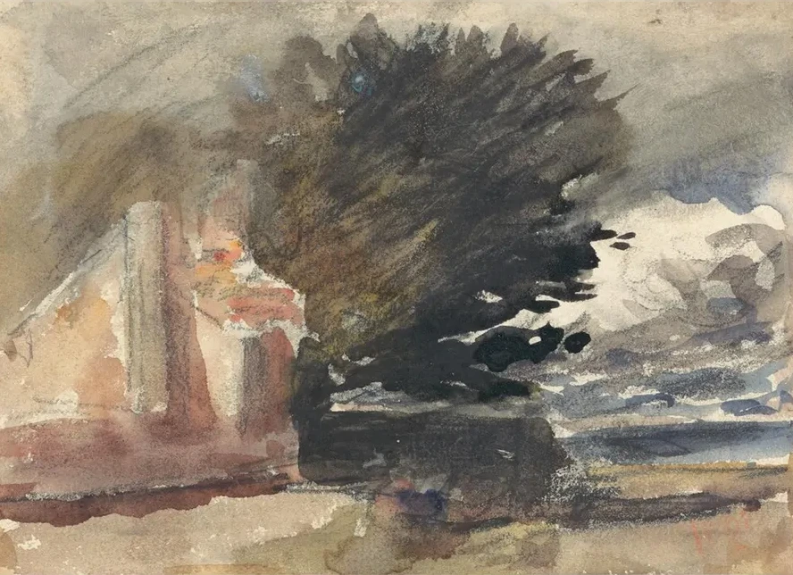 Cottage Under a Tree
