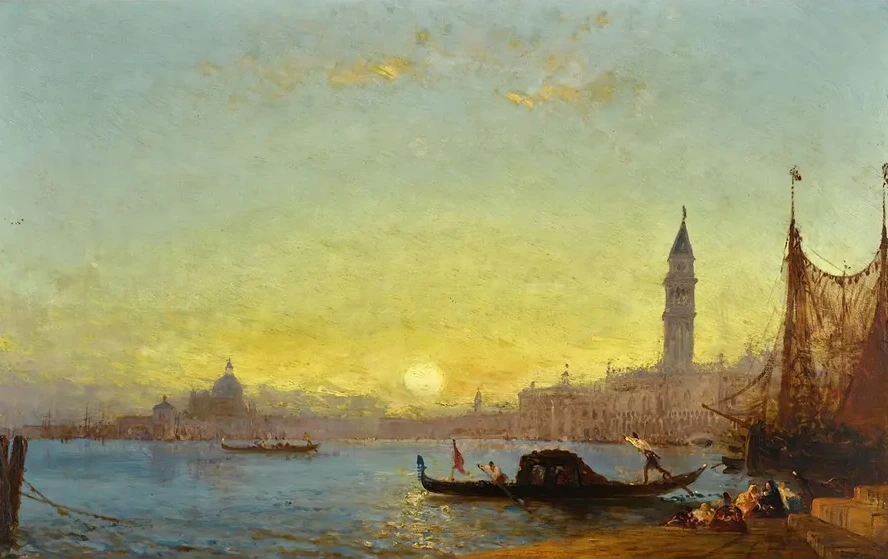Coucher De Soleil Venise