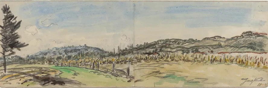 Countryside Near Brezins, Between Grenoble and Vienne