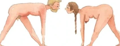 Couples Parsvottanasana
