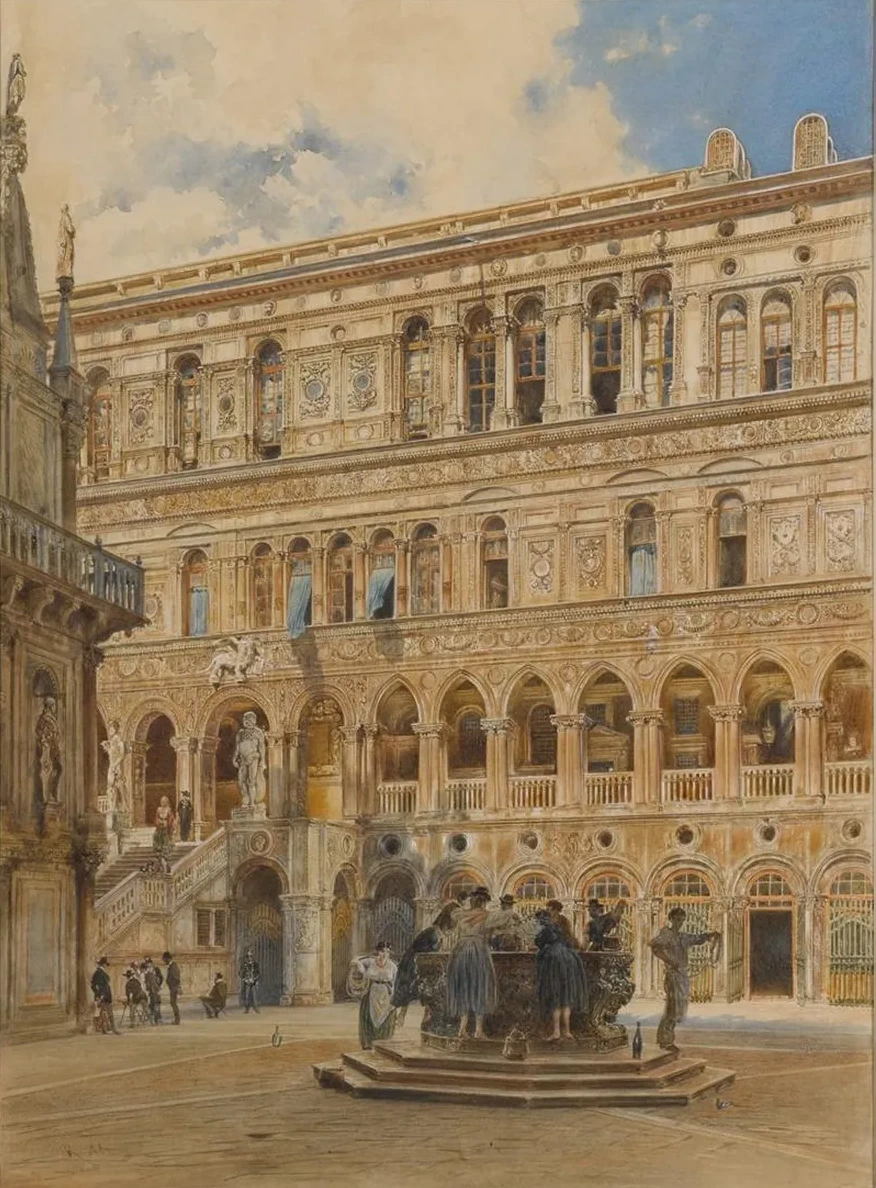 Courtyard of the Doge's Palace, Venice