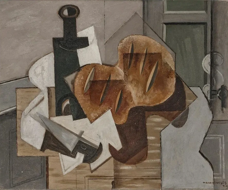 Couteau, Bouteille et Pain Breton