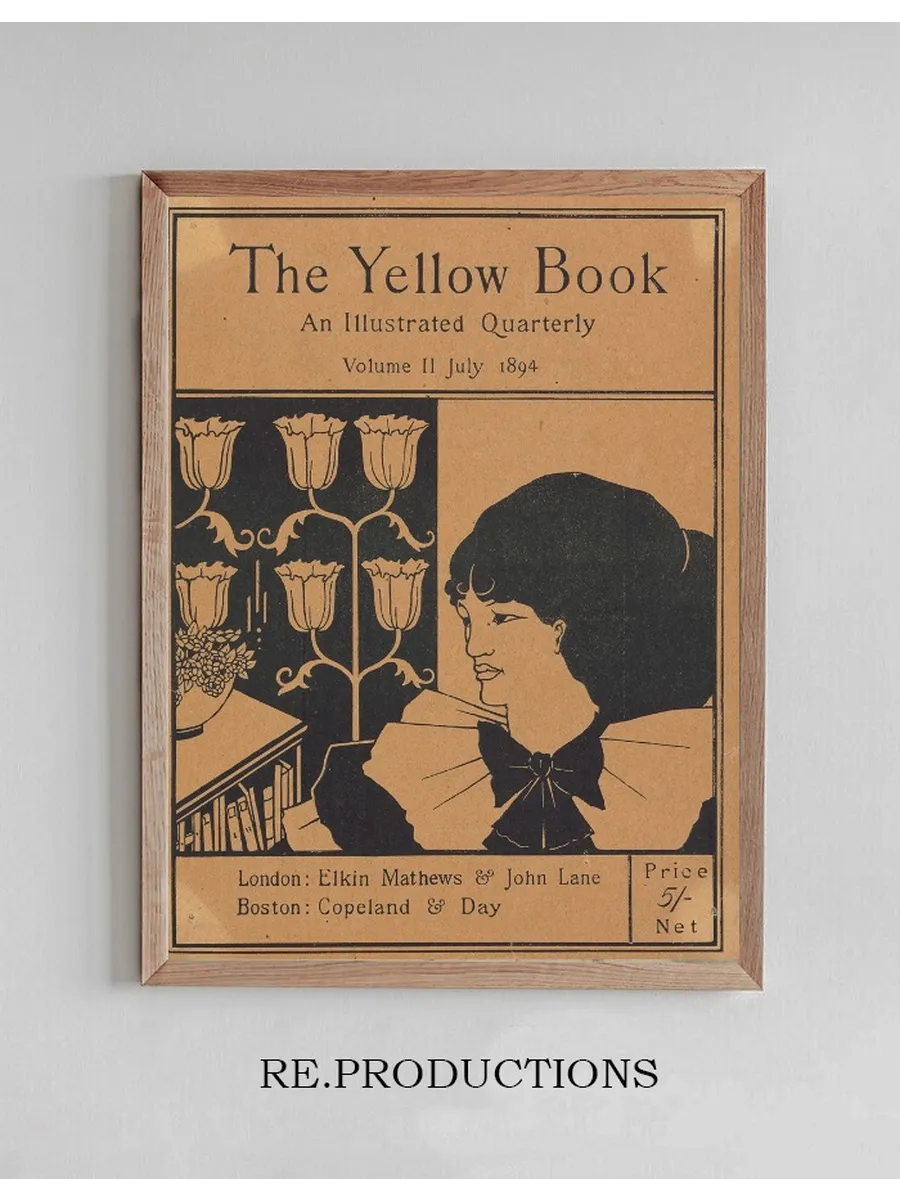 Cover of The Yellow Book an Illustrated Quarterly, Volume II, July 1894