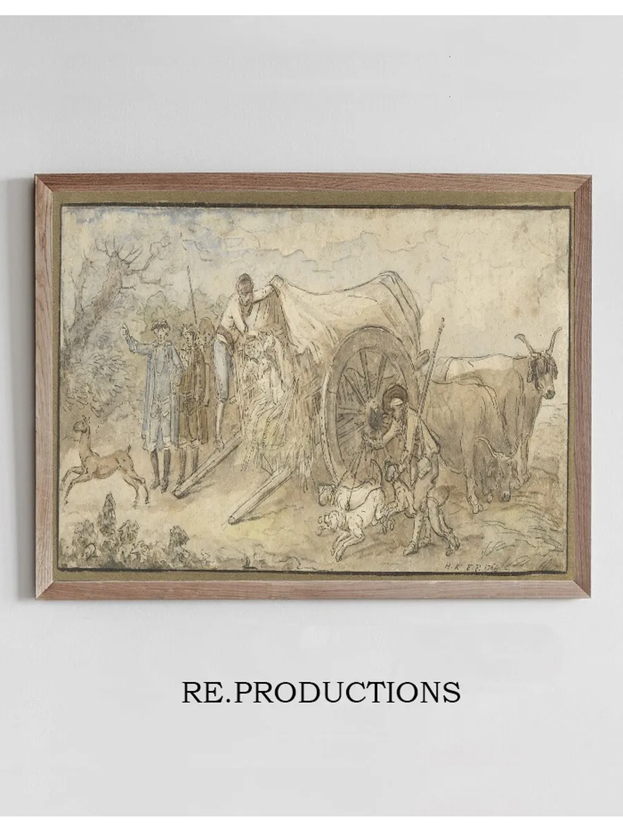 Covered Wagon in the Campagna