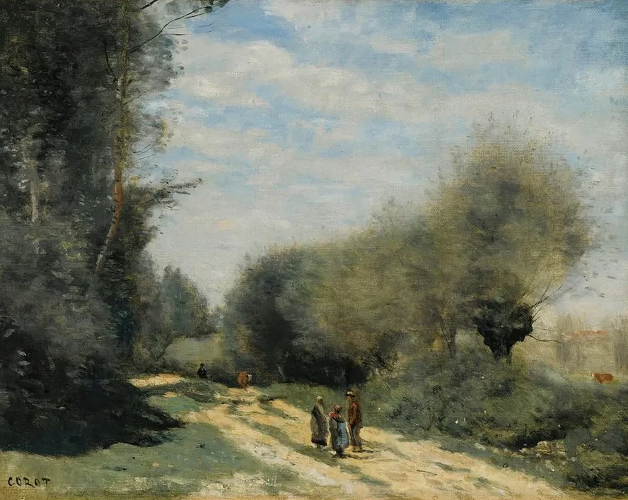 Cr cy - En - Brie Route Dans La Campagne